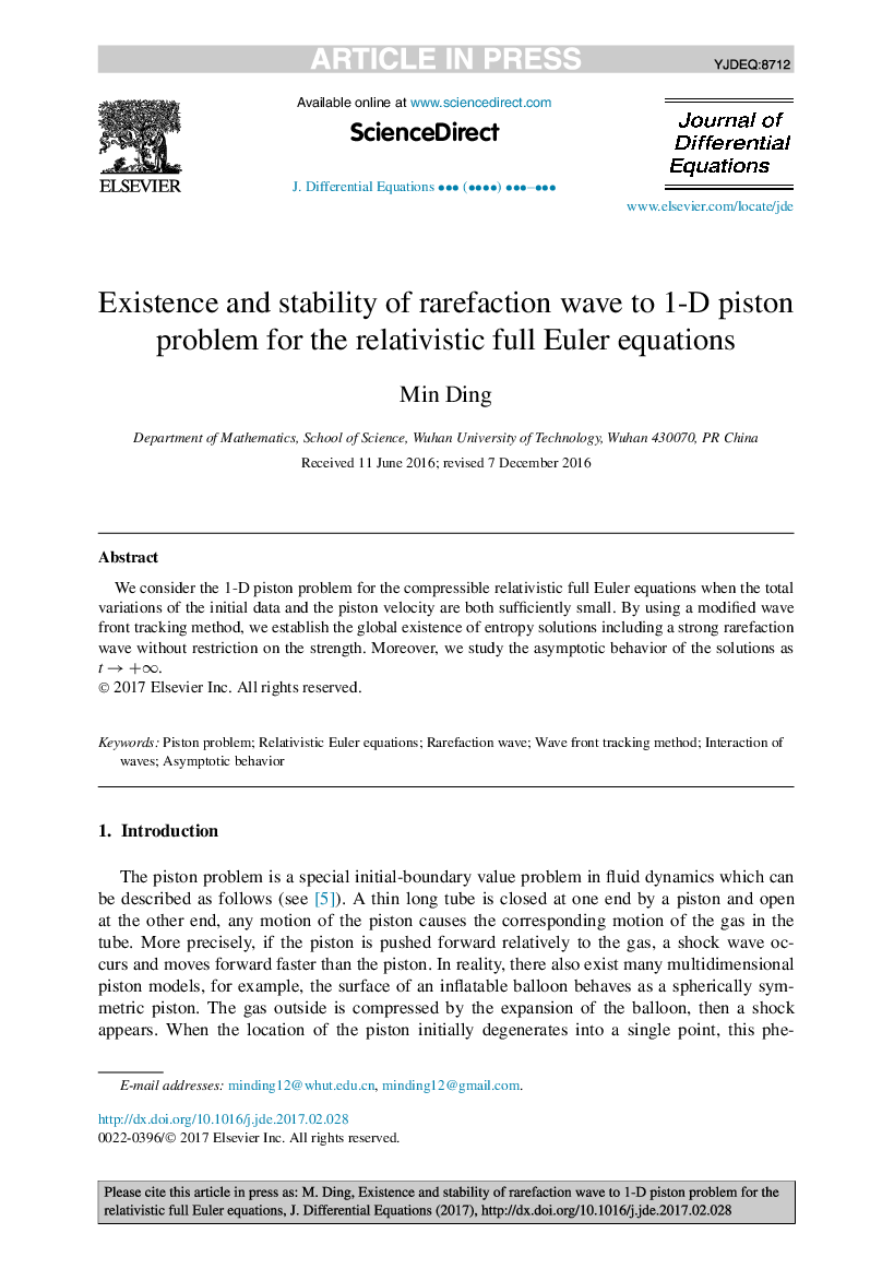 Existence and stability of rarefaction wave to 1-D piston problem for the relativistic full Euler equations