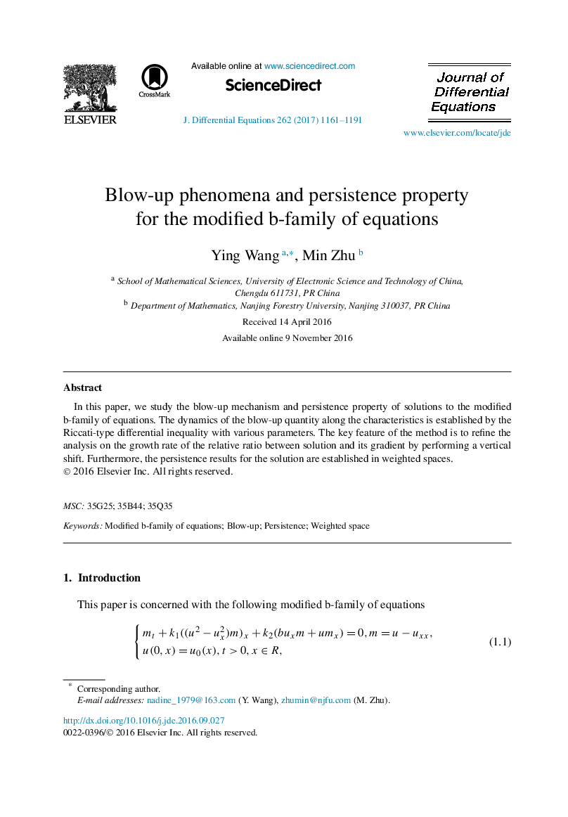 Blow-up phenomena and persistence property for the modified b-family of equations