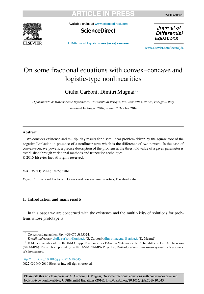 On some fractional equations with convex-concave and logistic-type nonlinearities