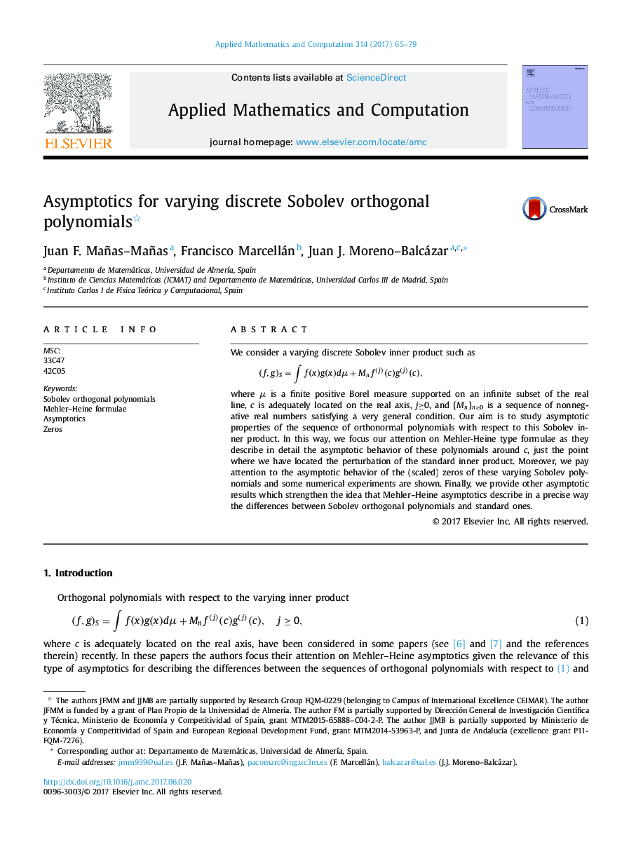 Asymptotics for varying discrete Sobolev orthogonal polynomials