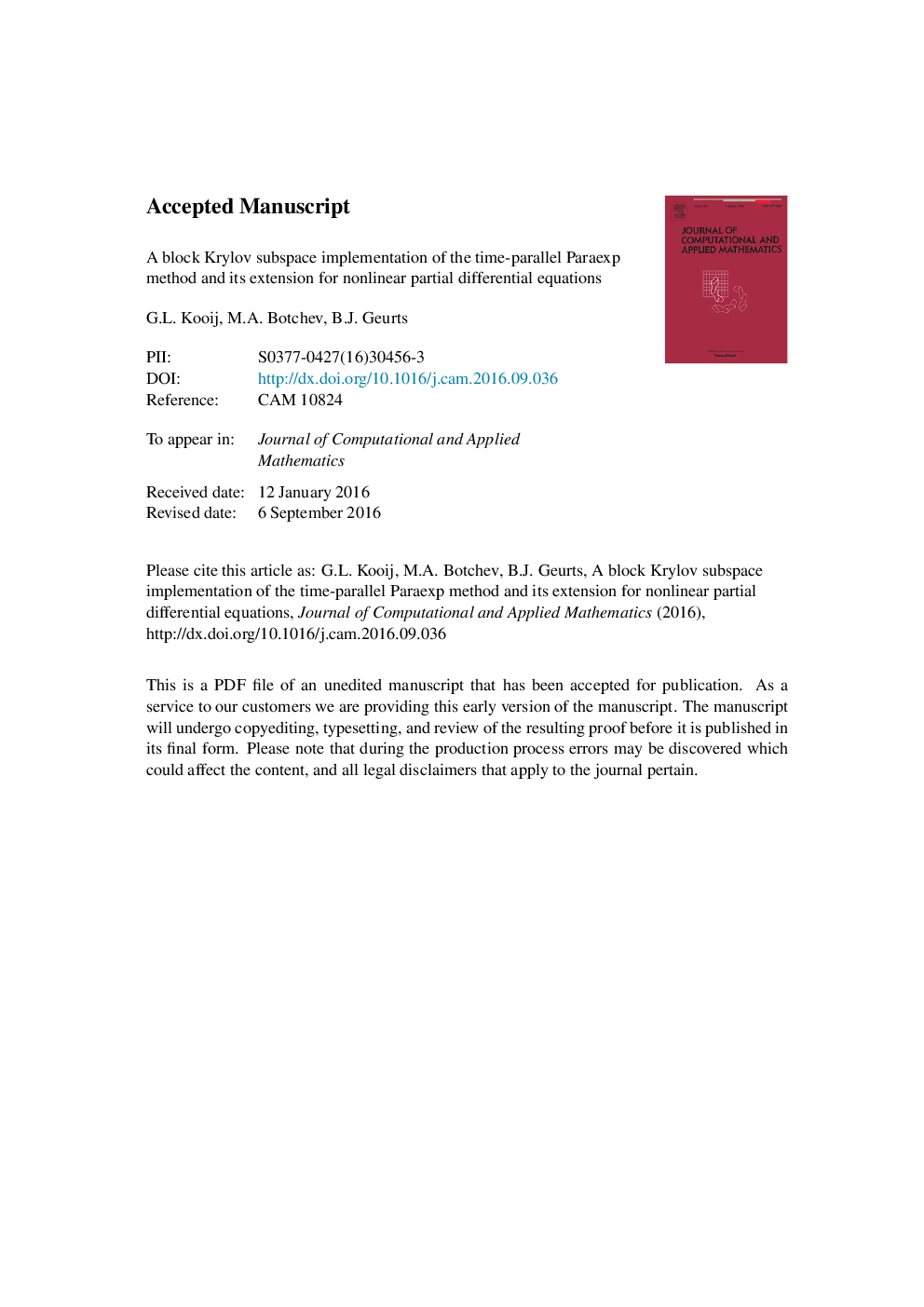 A block Krylov subspace implementation of the time-parallel Paraexp method and its extension for nonlinear partial differential equations