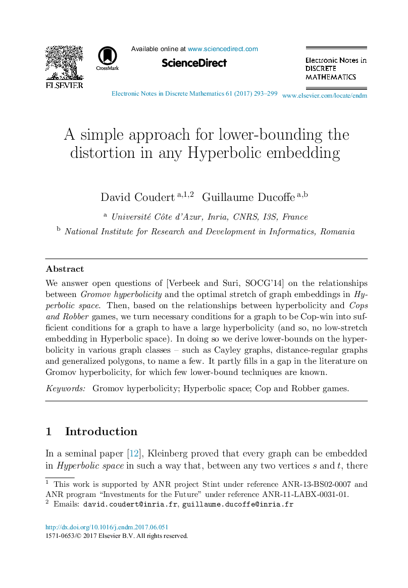 A simple approach for lower-bounding the distortion in any Hyperbolic embedding