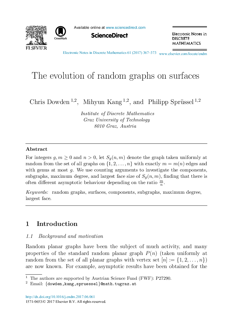 The evolution of random graphs on surfaces