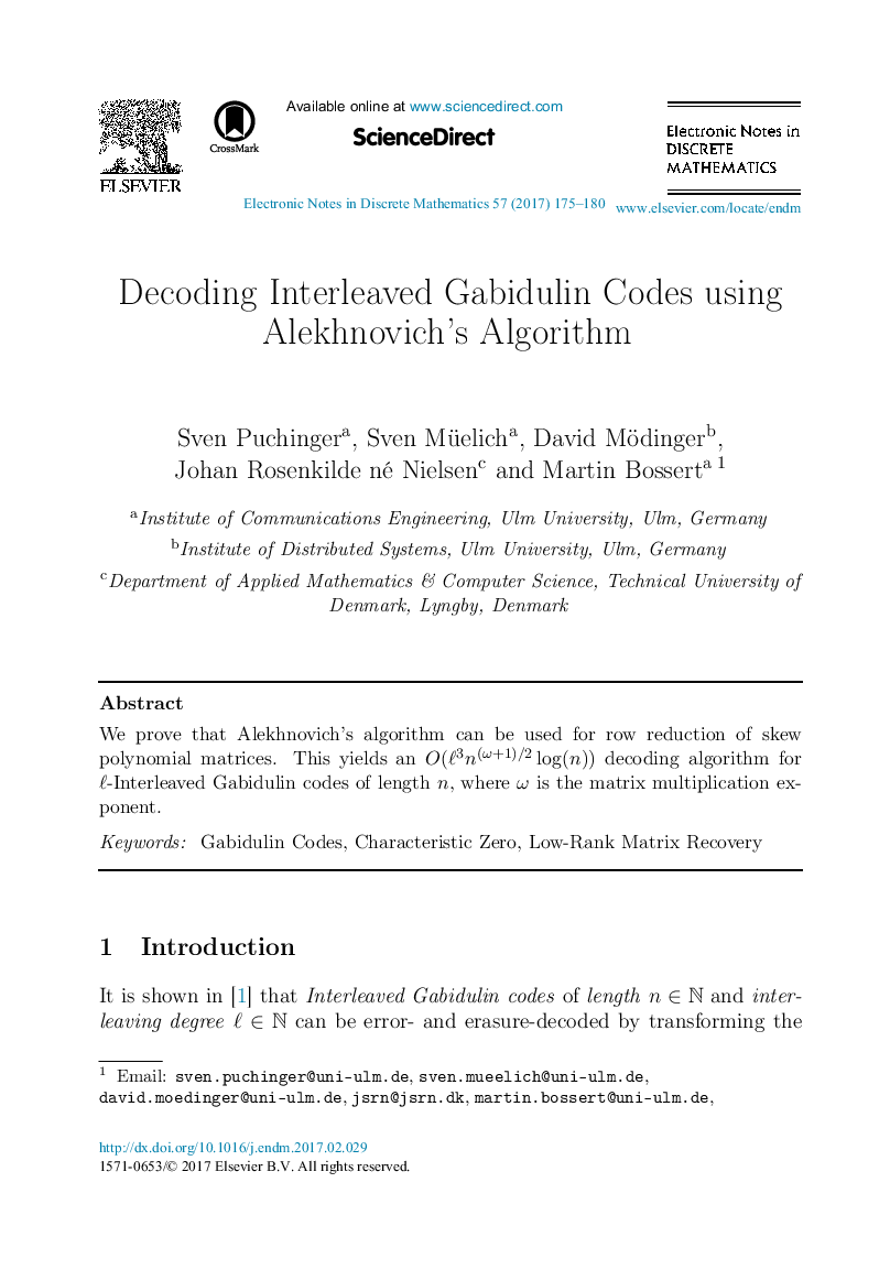 Decoding Interleaved Gabidulin Codes using Alekhnovich's Algorithm