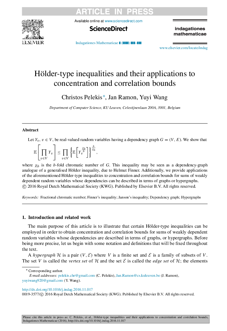 Hölder-type inequalities and their applications to concentration and correlation bounds