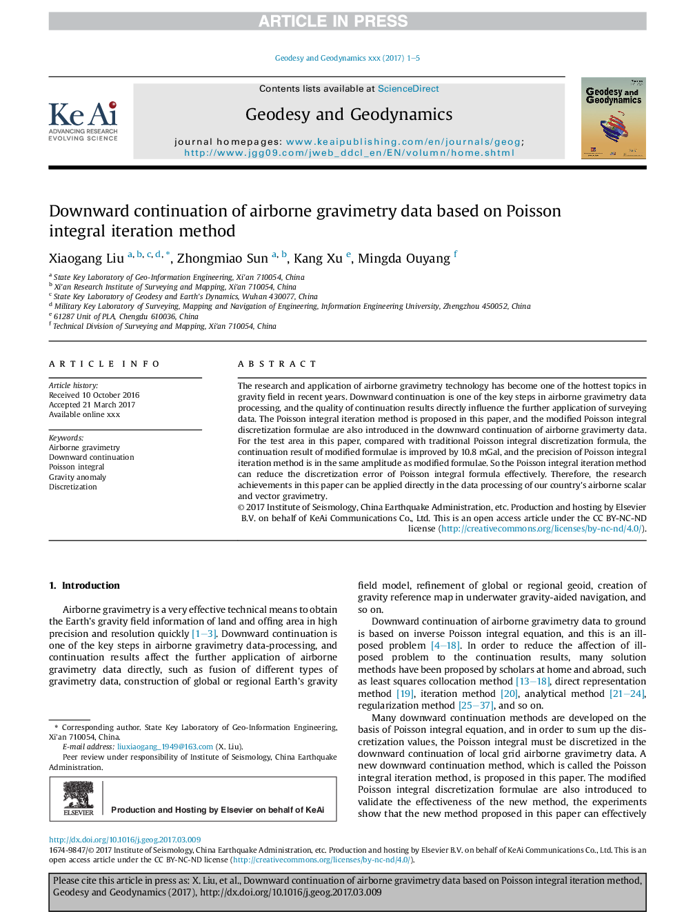 Downward continuation of airborne gravimetry data based on Poisson integral iteration method