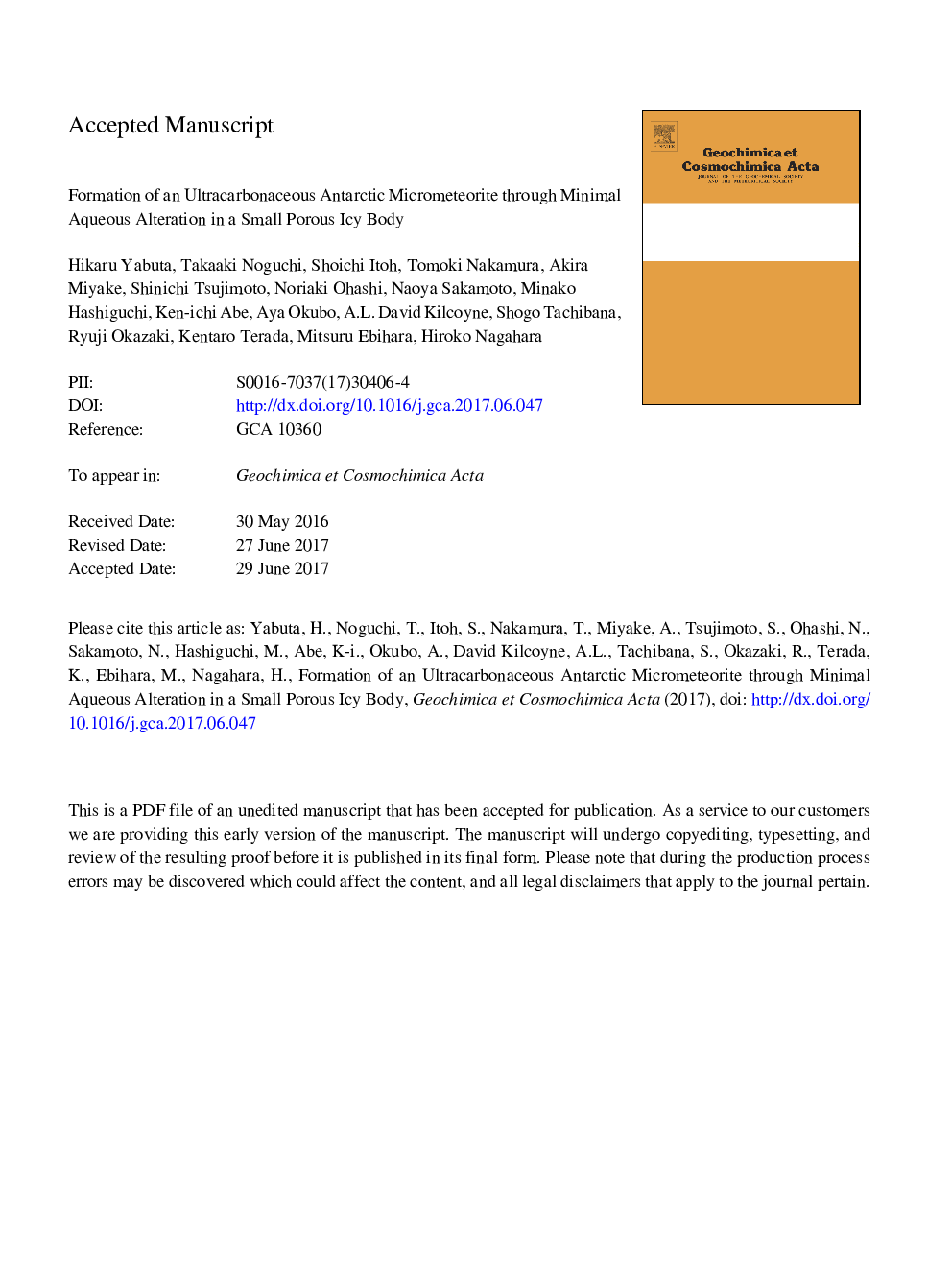 Formation of an ultracarbonaceous Antarctic micrometeorite through minimal aqueous alteration in a small porous icy body
