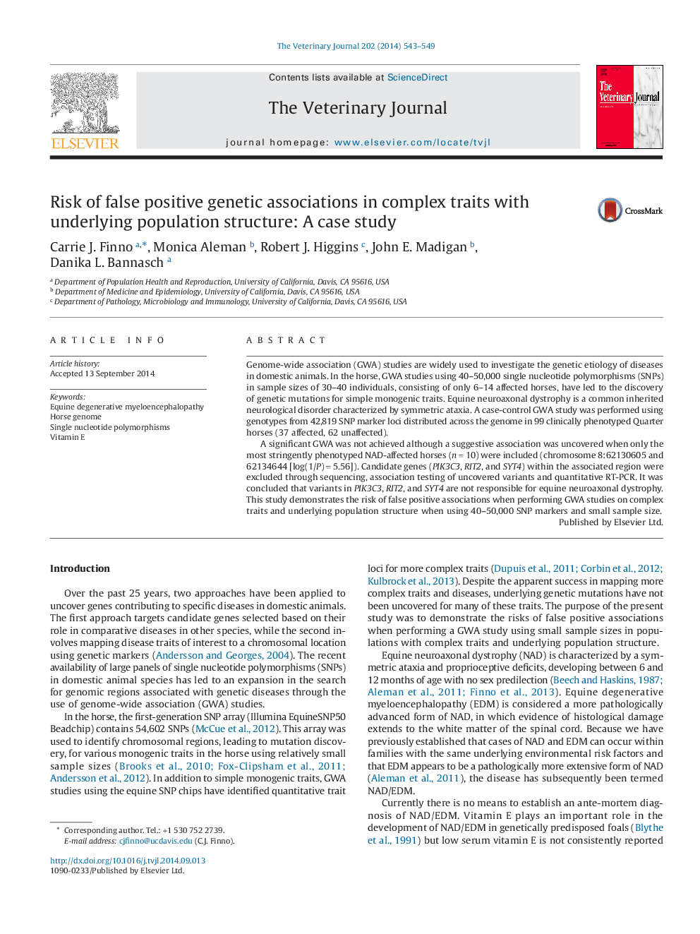 Risk of false positive genetic associations in complex traits with underlying population structure: A case study