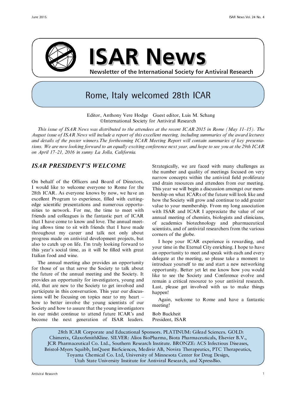 ISAR News