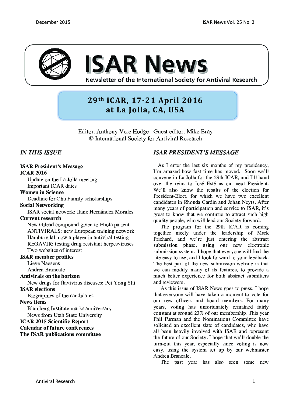 ISAR News