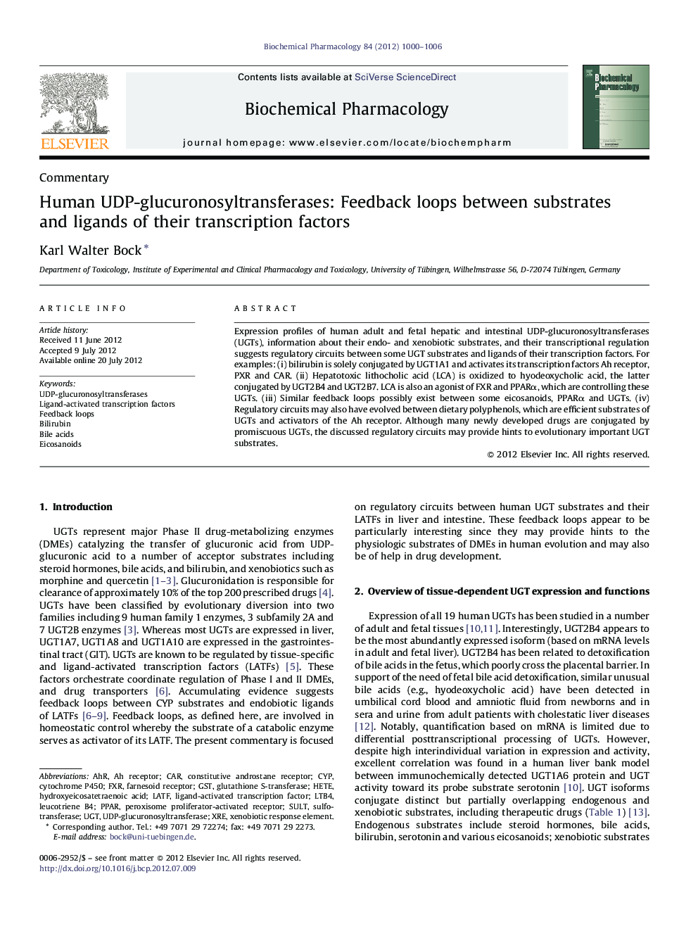 Human UDP-glucuronosyltransferases: Feedback loops between substrates and ligands of their transcription factors