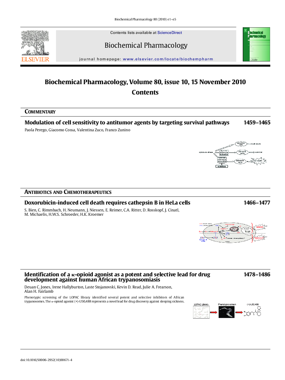 Graphical Abstracts Contents