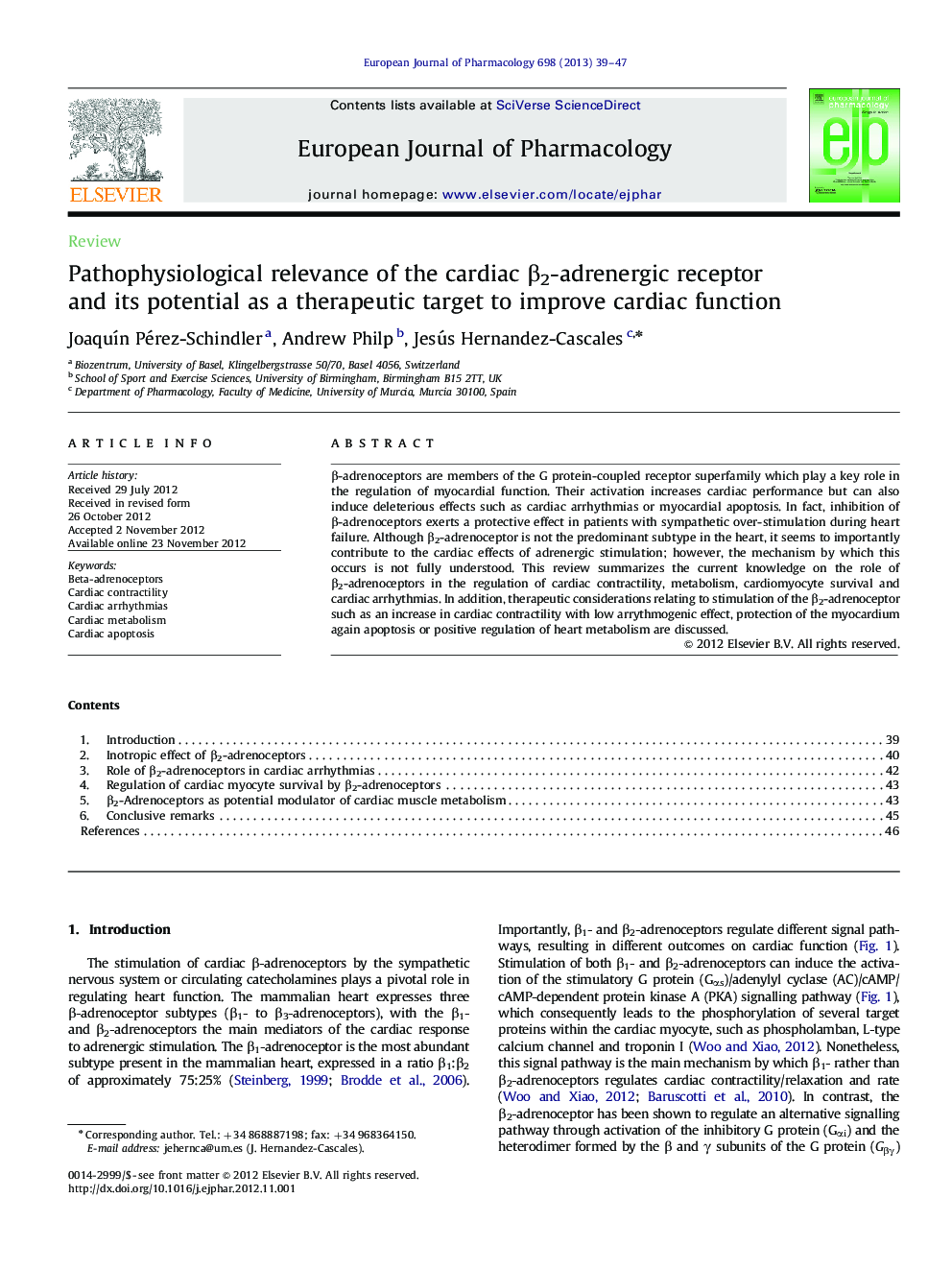 ReviewPathophysiological relevance of the cardiac Î²2-adrenergic receptor and its potential as a therapeutic target to improve cardiac function