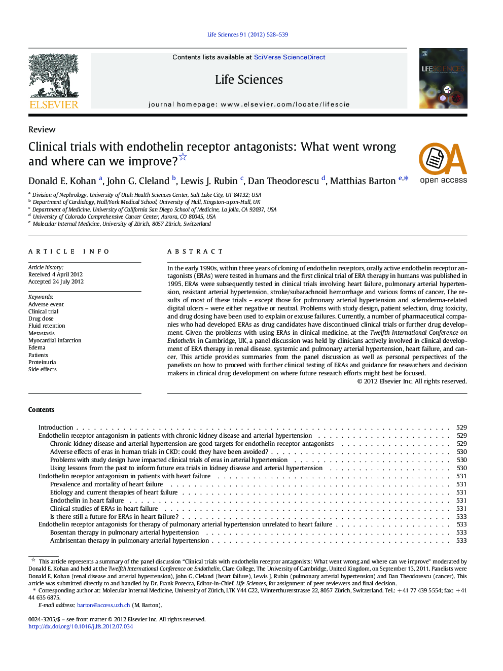 Clinical trials with endothelin receptor antagonists: What went wrong and where can we improve?