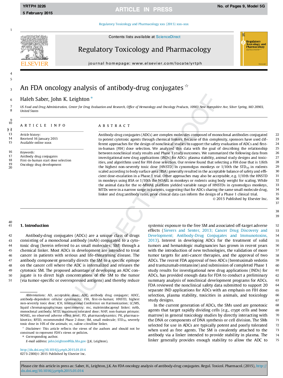 An FDA oncology analysis of antibody-drug conjugates