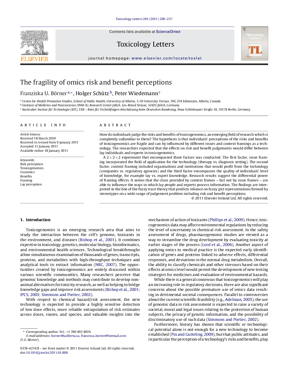 The fragility of omics risk and benefit perceptions