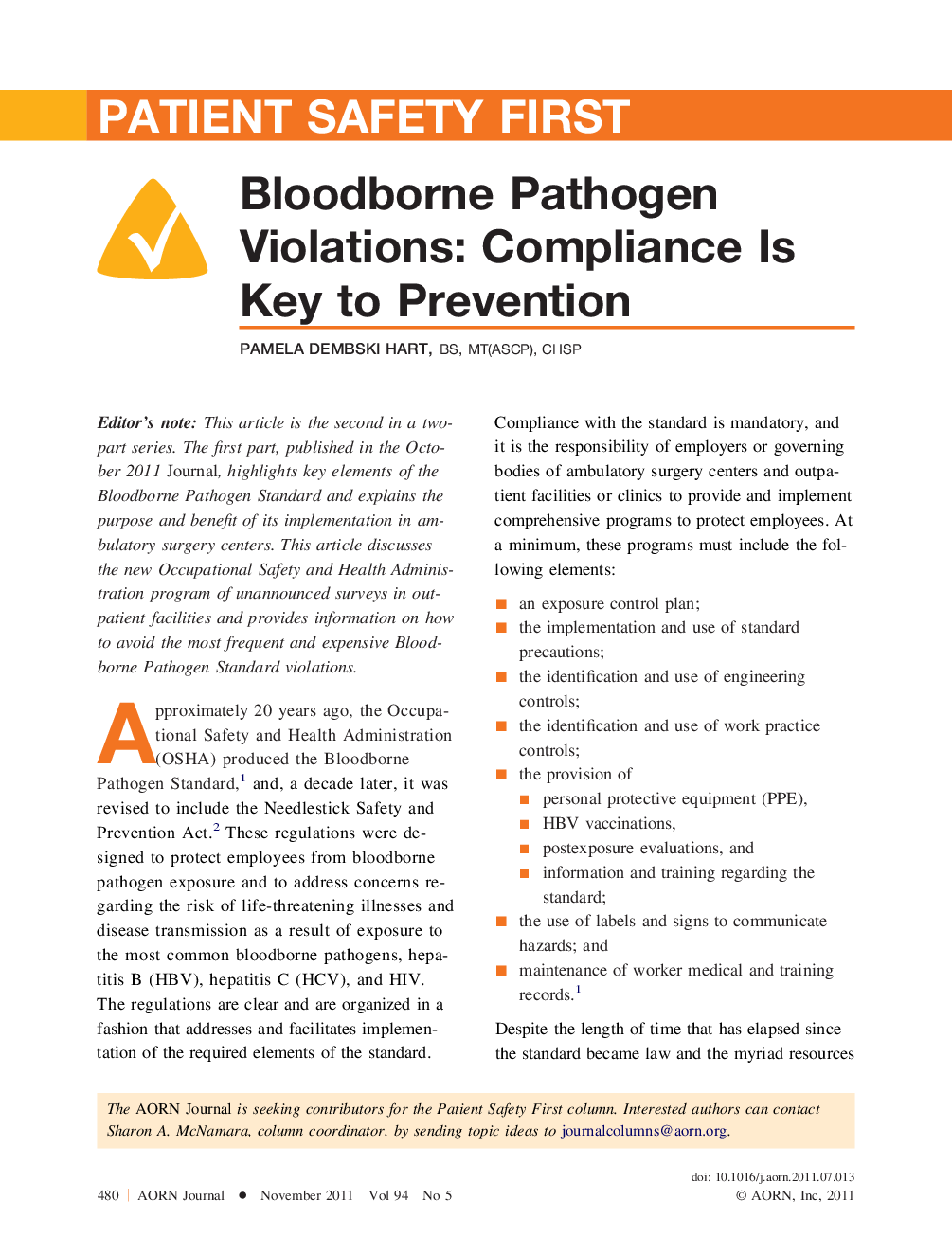 Bloodborne Pathogen Violations: Compliance Is Key to Prevention