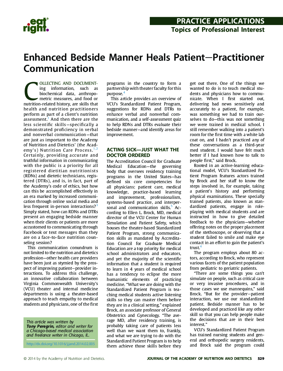 Enhanced Bedside Manner Heals Patient-Practitioner Communication