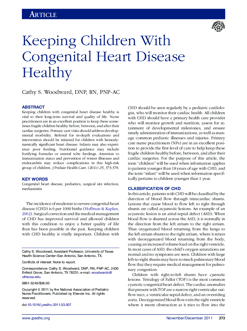 Keeping Children With Congenital Heart Disease Healthy