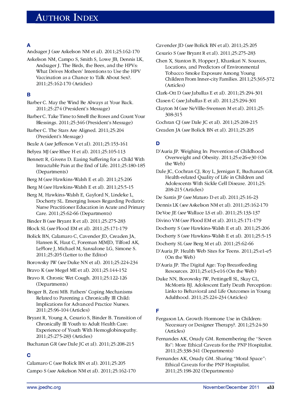 Author Index