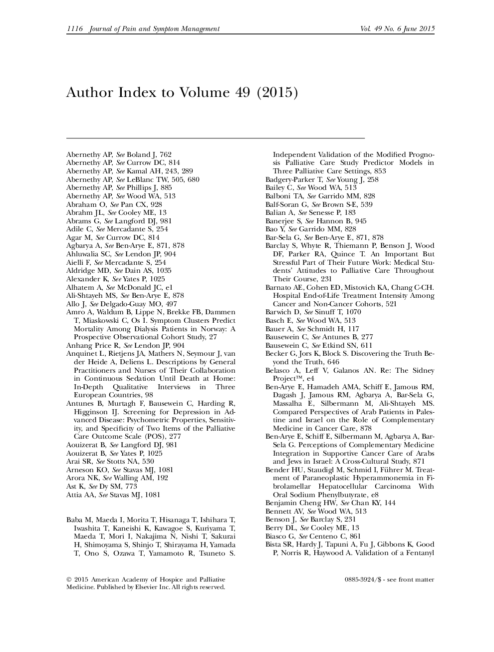 Author Index