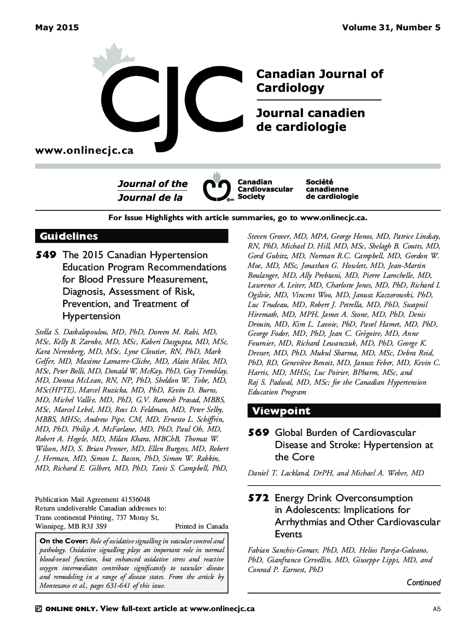 Table of Contents