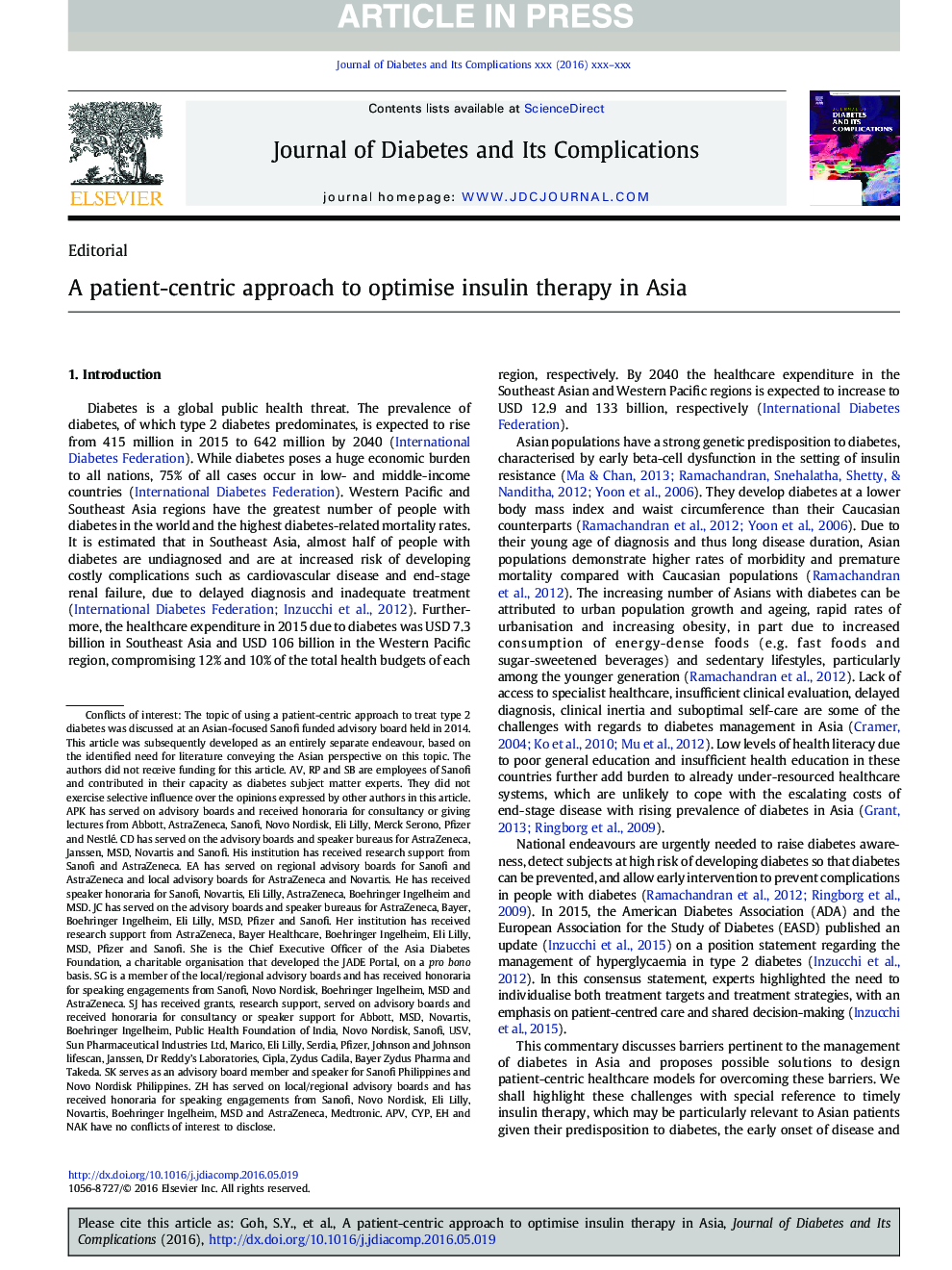A patient-centric approach to optimise insulin therapy in Asia