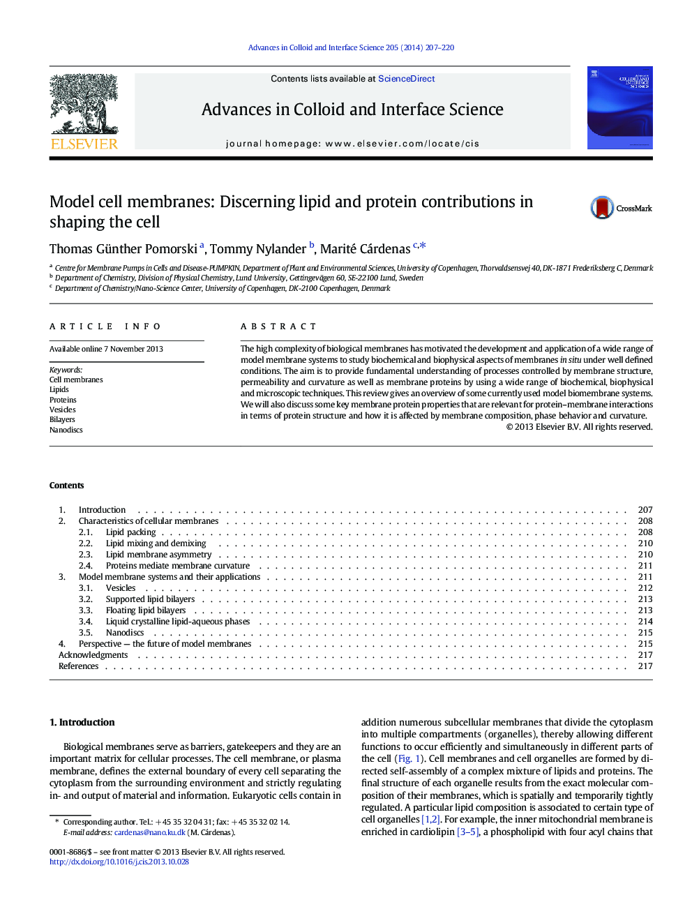 Model cell membranes: Discerning lipid and protein contributions in shaping the cell