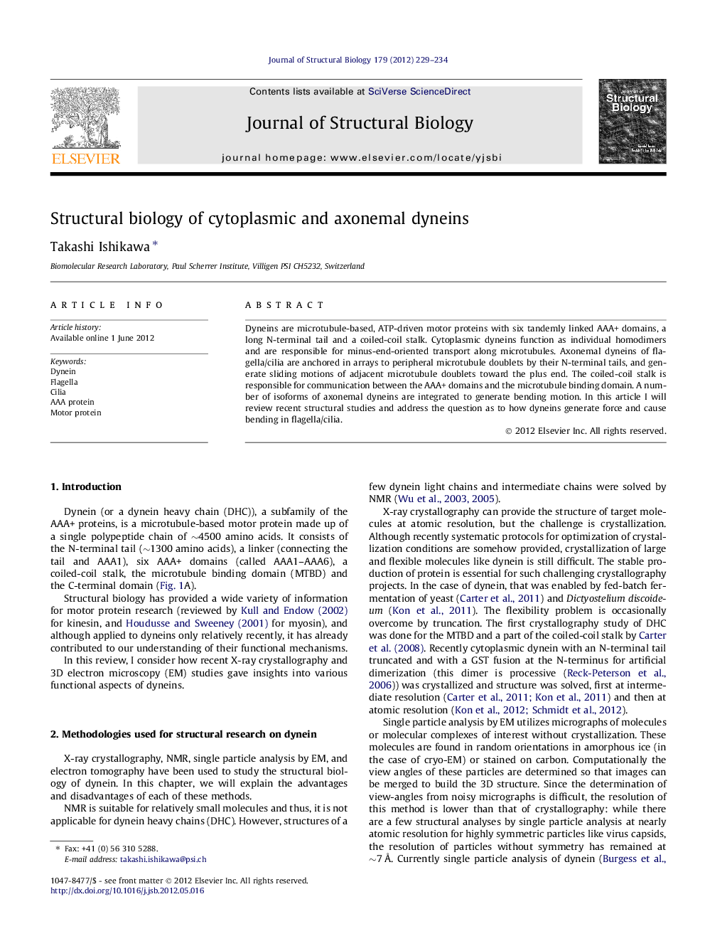 Structural biology of cytoplasmic and axonemal dyneins