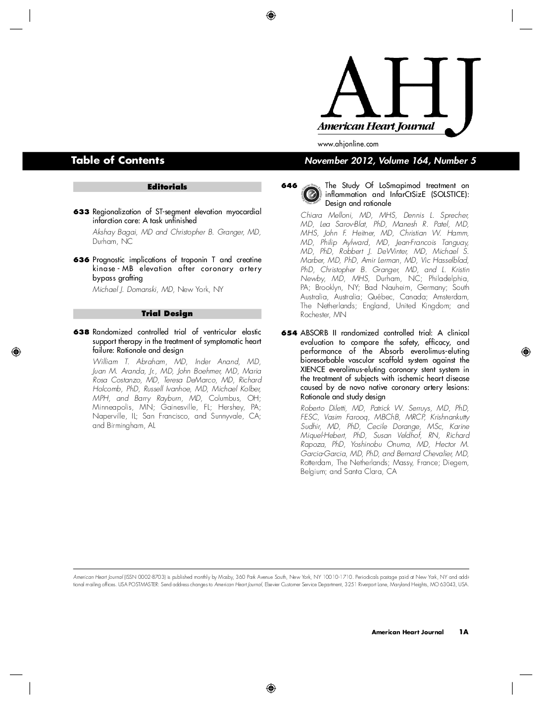 Table of Contents