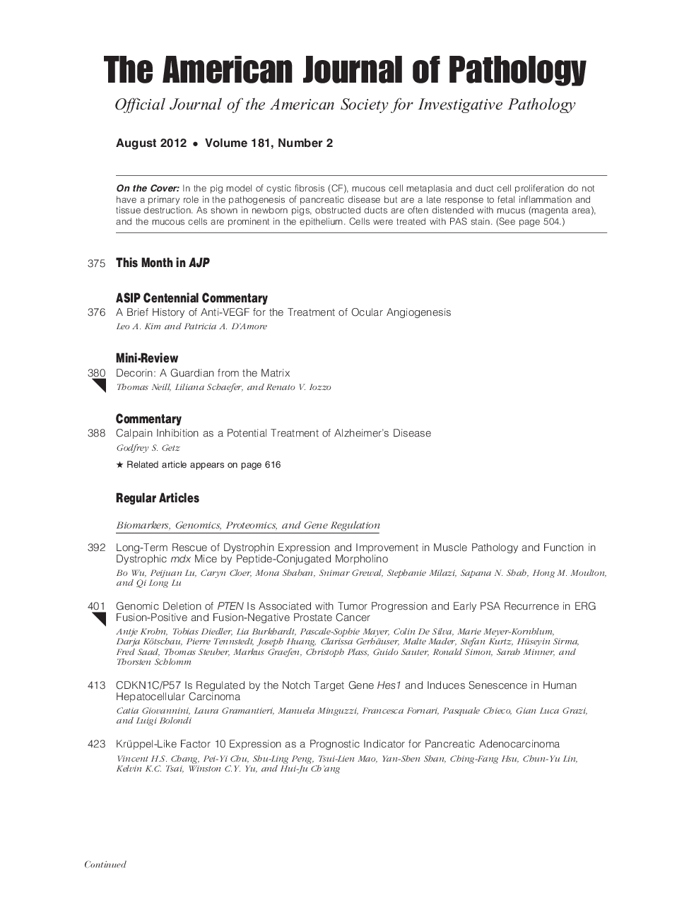 Table of Contents