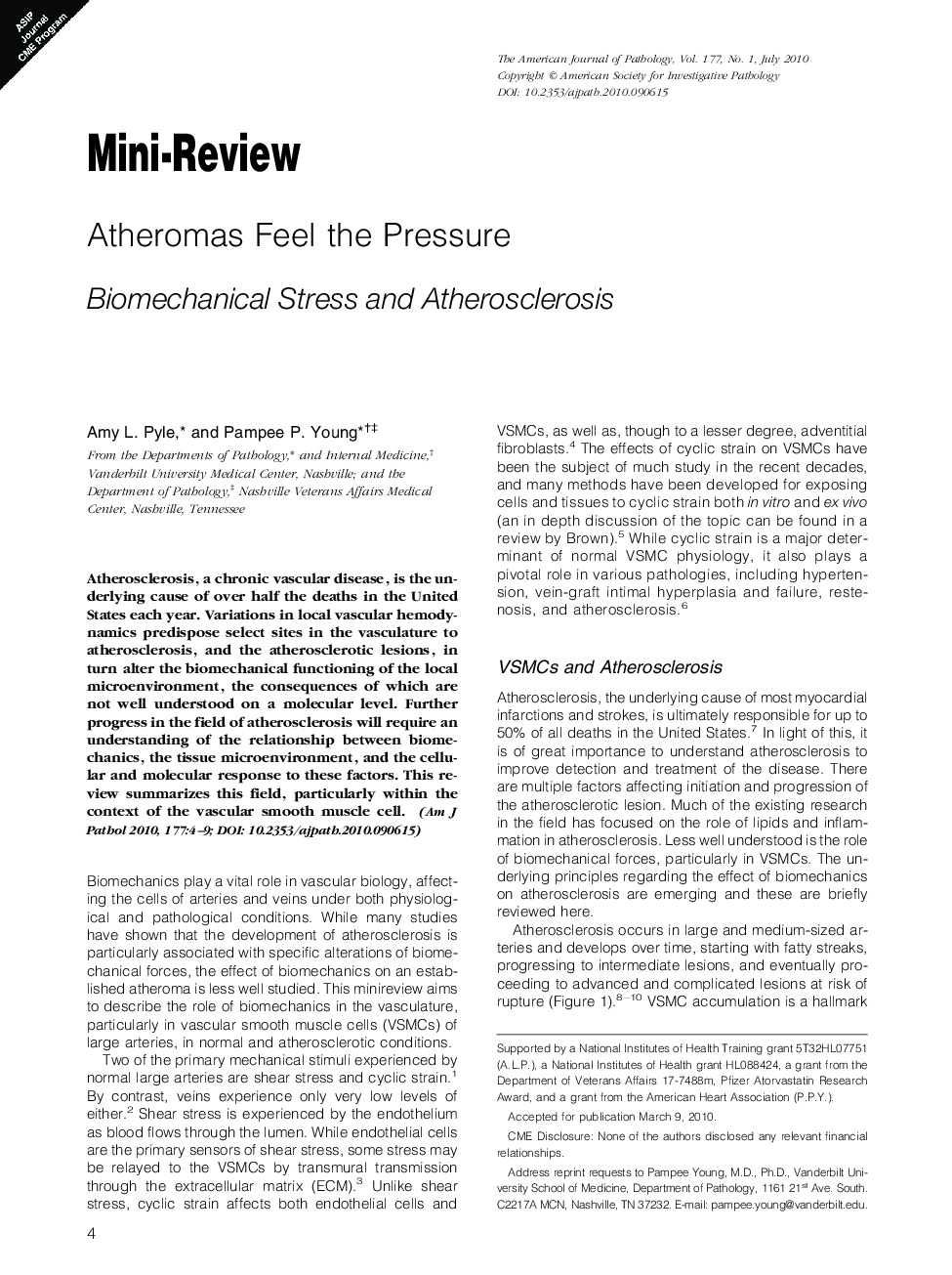Atheromas Feel the Pressure