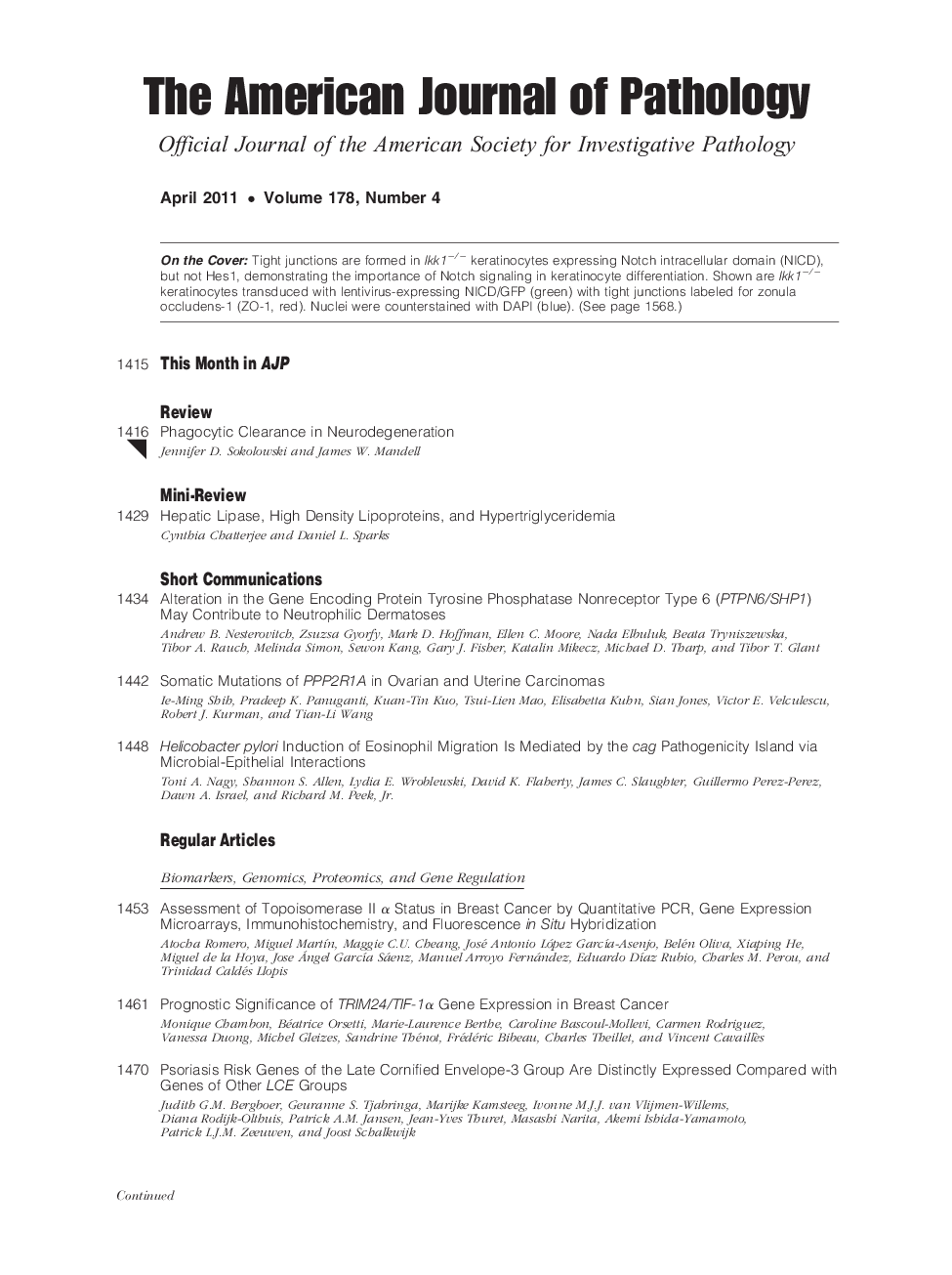 Table of Contents