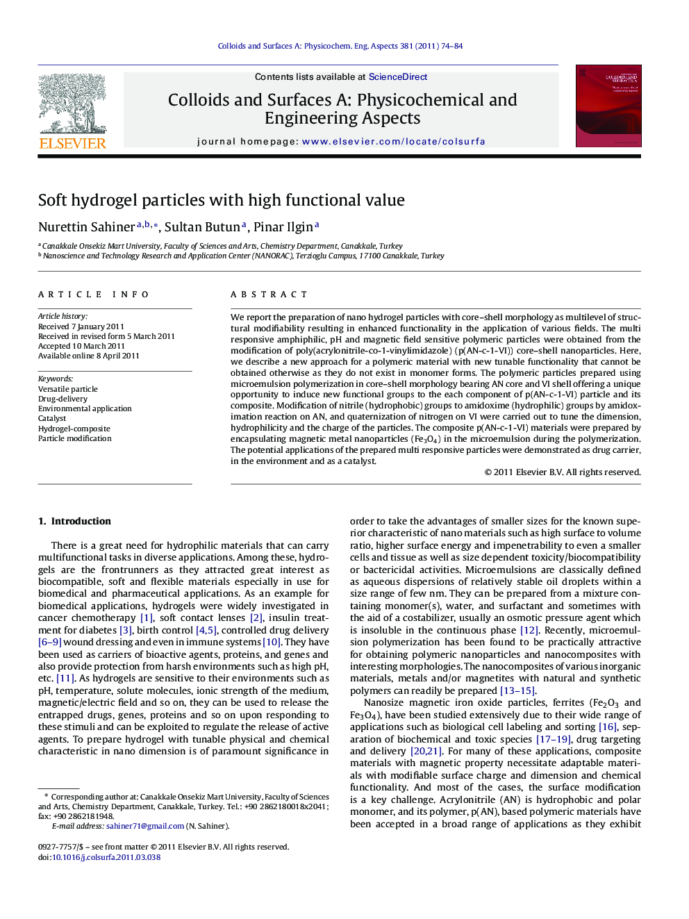 Soft hydrogel particles with high functional value