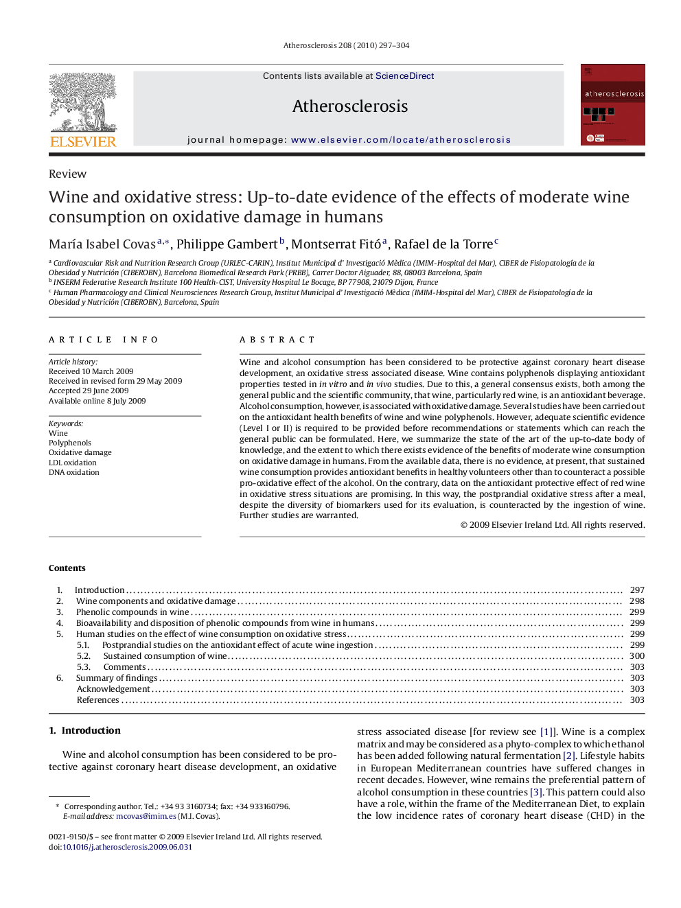 Wine and oxidative stress: Up-to-date evidence of the effects of moderate wine consumption on oxidative damage in humans