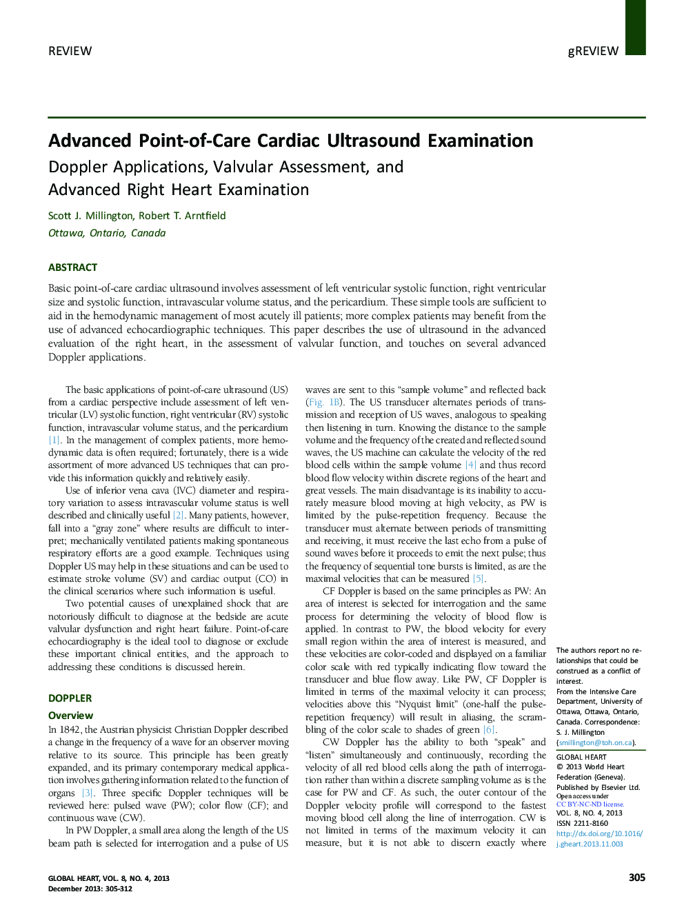 Advanced Point-of-Care Cardiac Ultrasound Examination: Doppler Applications, Valvular Assessment, and Advanced Right Heart Examination