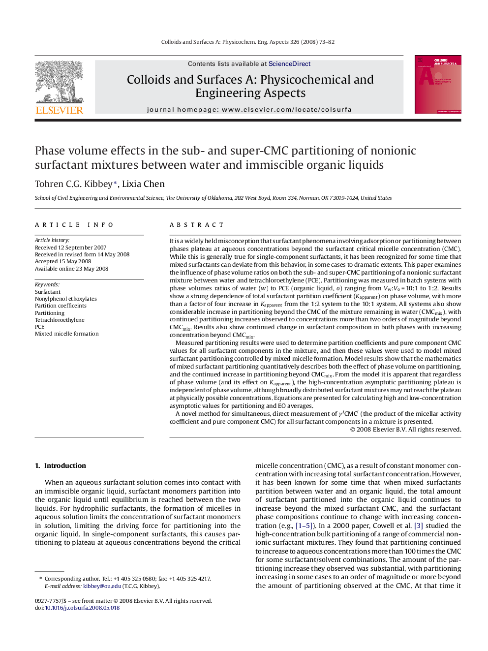 Phase volume effects in the sub- and super-CMC partitioning of nonionic surfactant mixtures between water and immiscible organic liquids