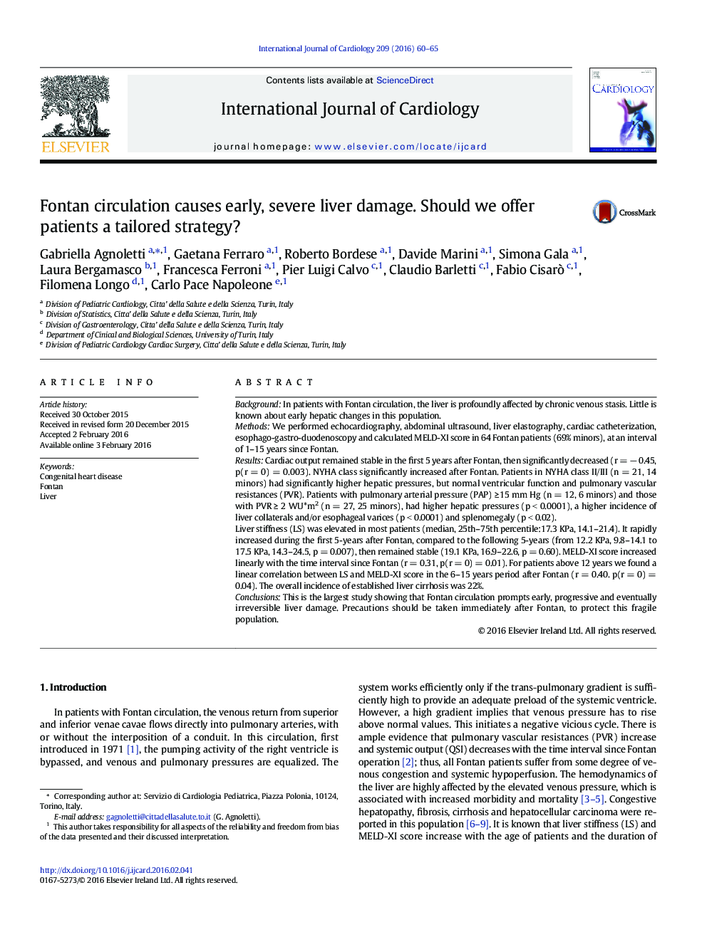 Fontan circulation causes early, severe liver damage. Should we offer patients a tailored strategy?