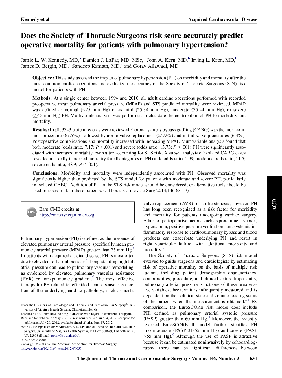 آیا انجمن جراحان قفسه سینه ریسک نمره دقیقا می تواند مرگ و میر عملیاتی را برای بیماران مبتلا به فشارخون ریوی پیش بینی کند؟ 