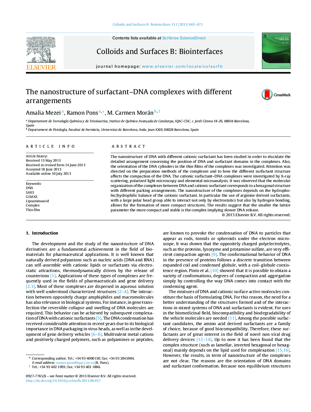 The nanostructure of surfactant–DNA complexes with different arrangements