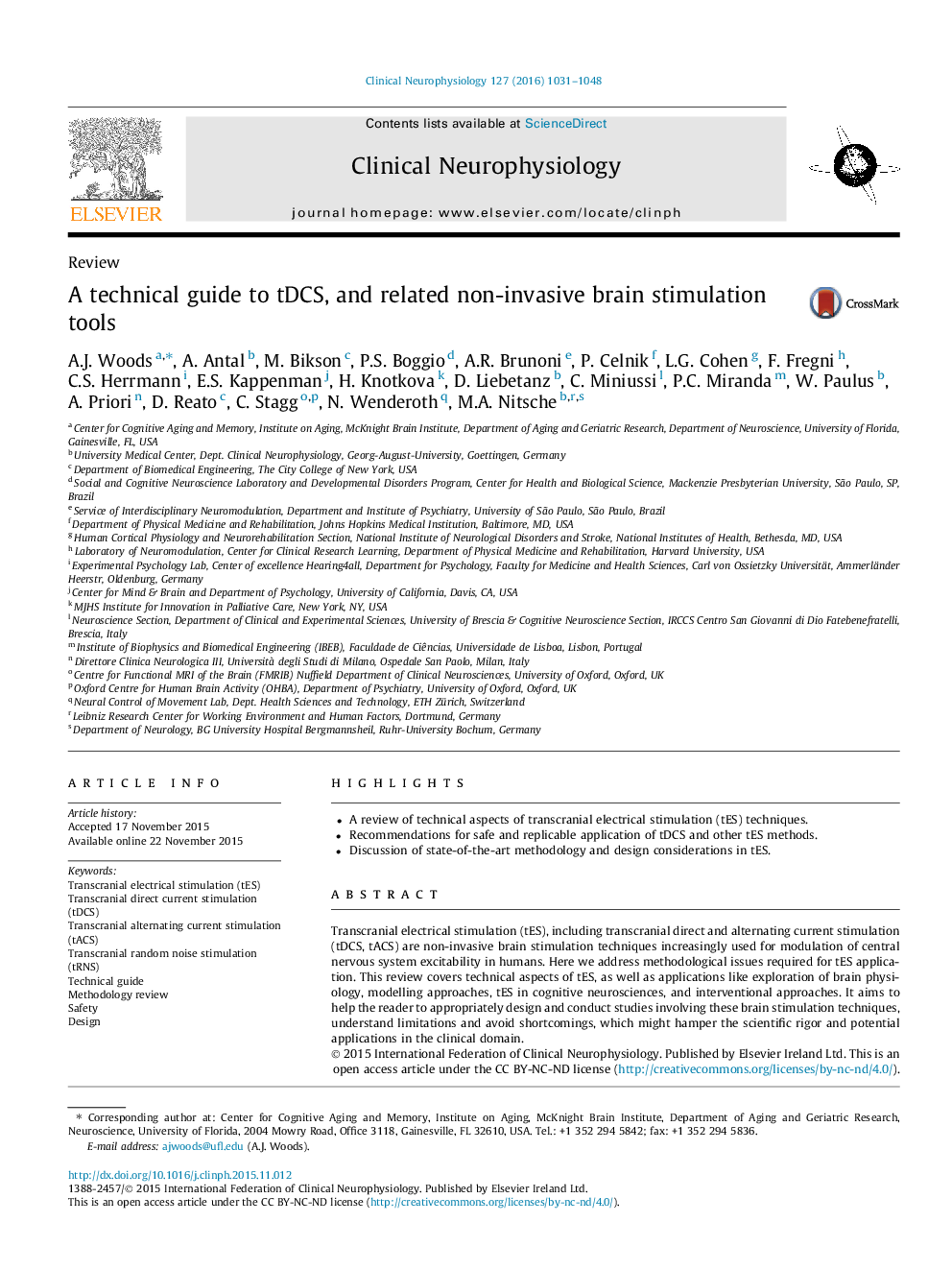 A technical guide to tDCS, and related non-invasive brain stimulation tools