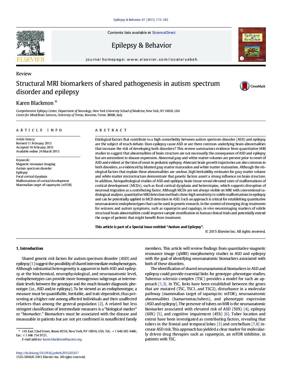 Structural MRI biomarkers of shared pathogenesis in autism spectrum disorder and epilepsy