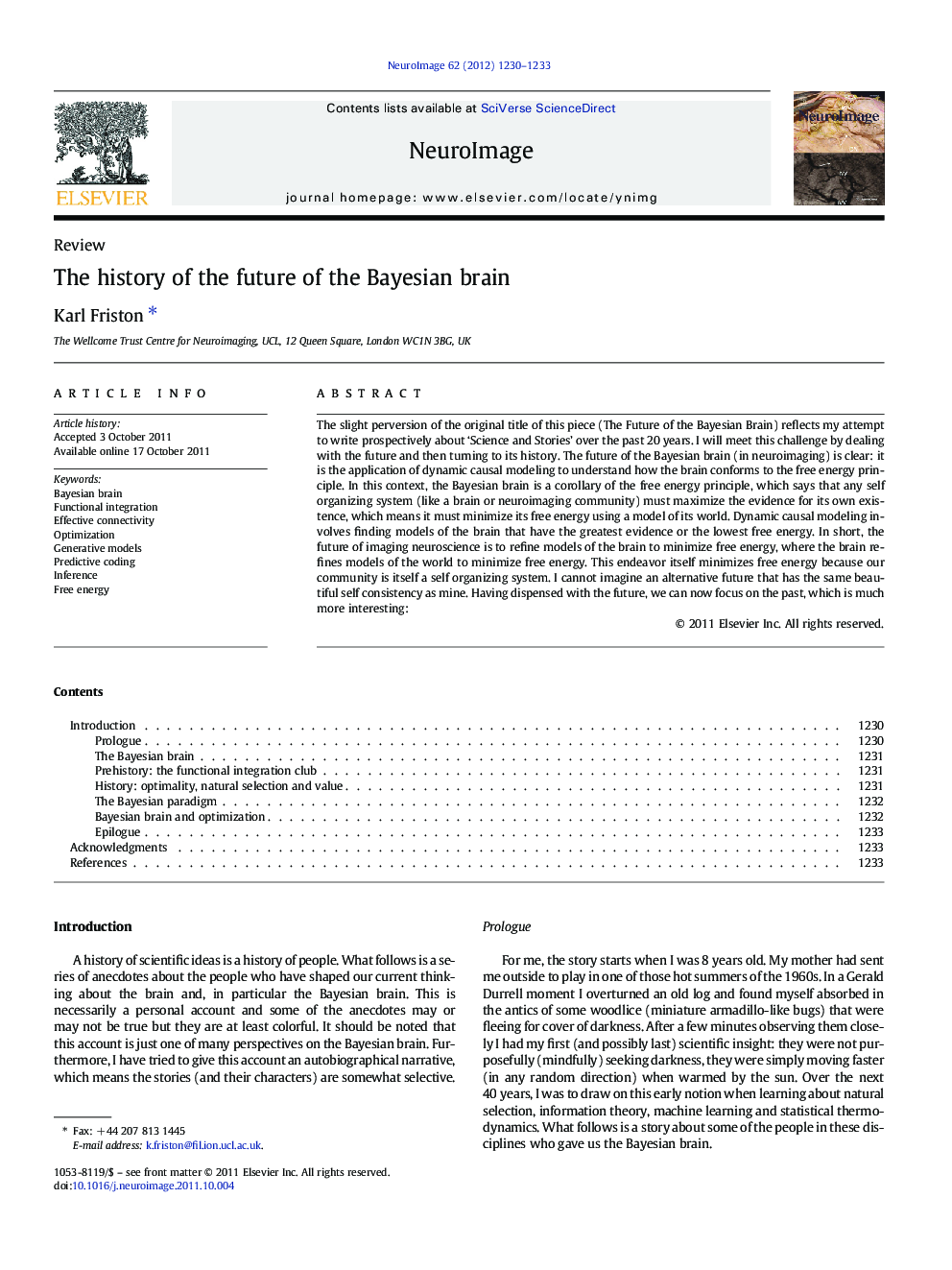 The history of the future of the Bayesian brain