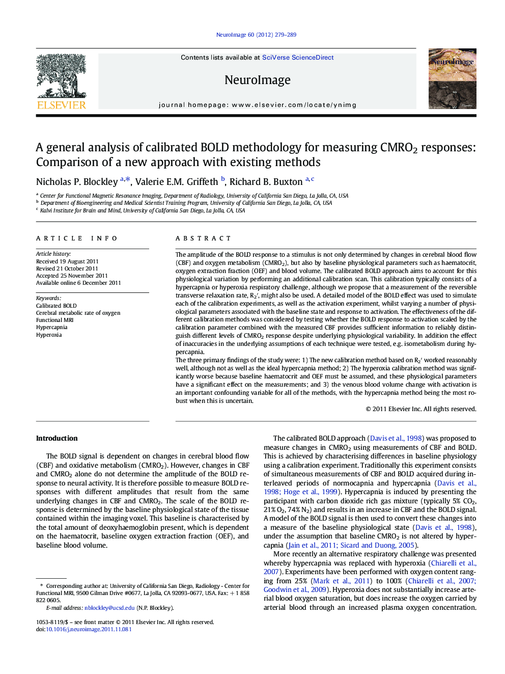 A general analysis of calibrated BOLD methodology for measuring CMRO2 responses: Comparison of a new approach with existing methods