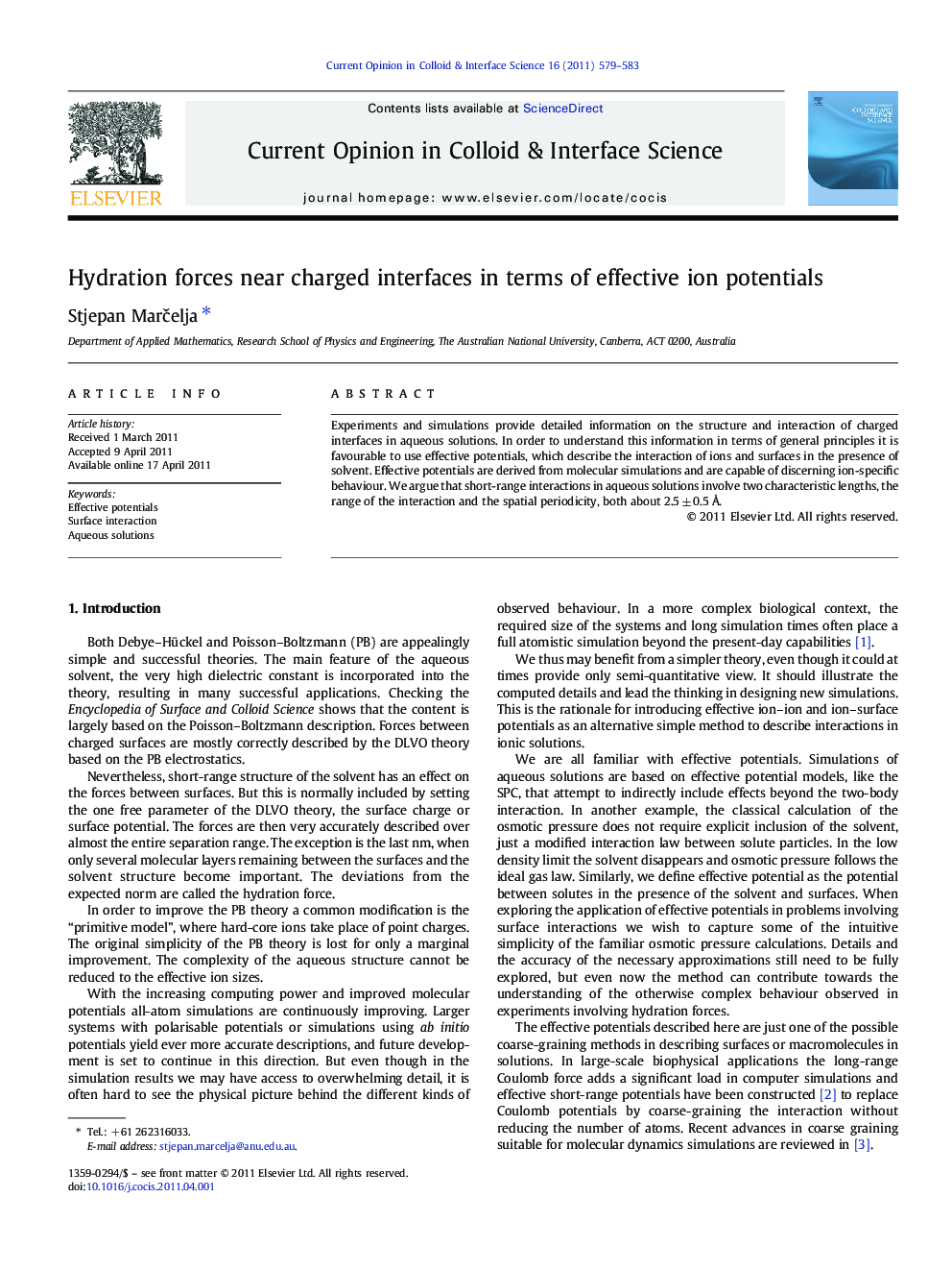 Hydration forces near charged interfaces in terms of effective ion potentials