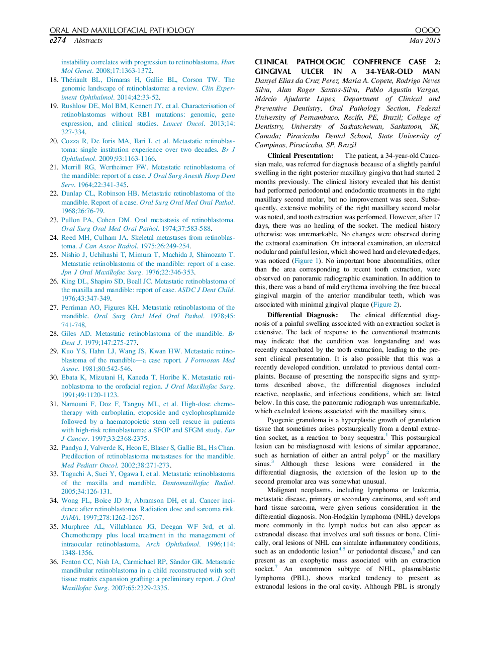 مورد کنفرانس پاتولوژیک بالینی 2: زخم زگیل در یک مرد 34 ساله 