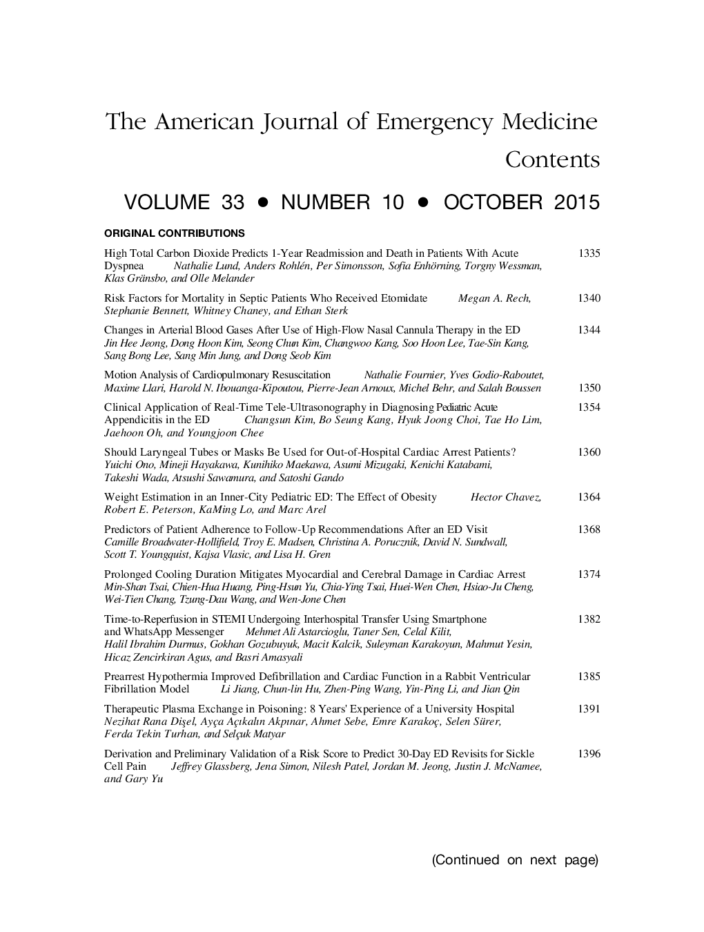 Table of Contents