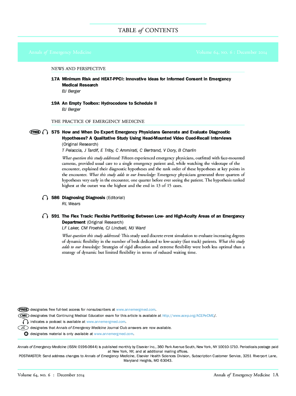 Table of Contents