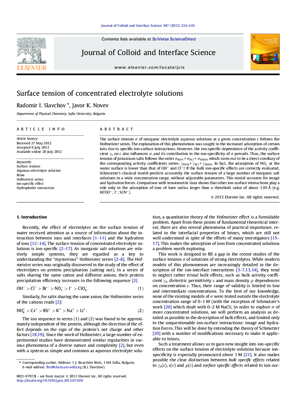 Surface tension of concentrated electrolyte solutions