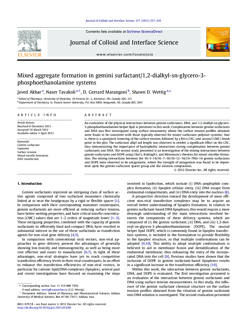 Mixed aggregate formation in gemini surfactant/1,2-dialkyl-sn-glycero-3-phosphoethanolamine systems